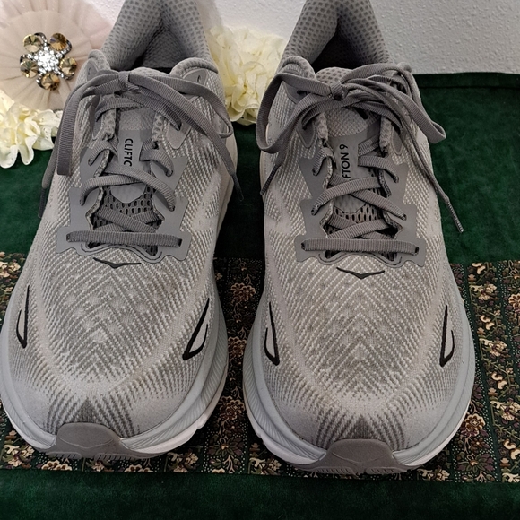 Hoka Clifton 9 Black mens HOKA sz. 12 2E - Picture 2 of 9